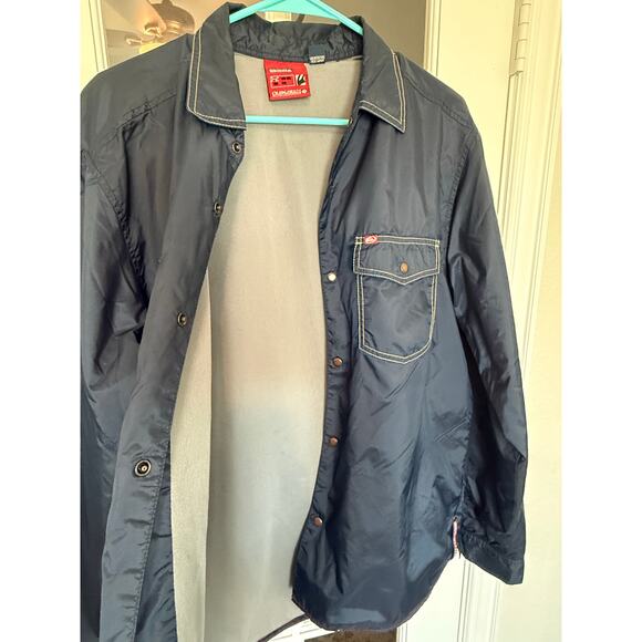 VTG Y2K Quiksilver QuikJean windbreaker snap up jacket size medium - Picture 3 of 11